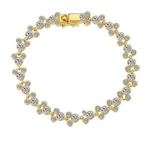 Crystal Multi-Station Mickey Mouse Tennis Bracelet
